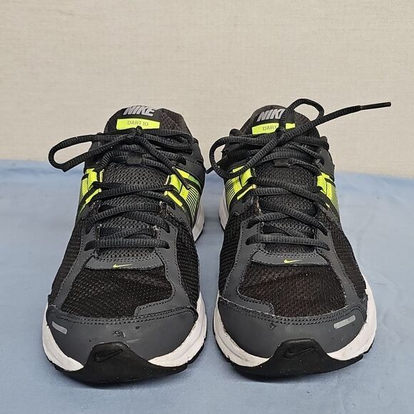NIKE DART 10 ANTHRACITE/VOLT MENS SNEAKERS BFPM-07-073 - Picture 2 of 10